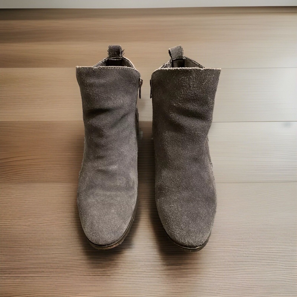 SheSole Women's‎ Low Heel Short Ankle Boots SHB TL008-MGY Sz8